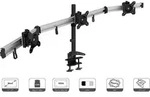 HFTEK MP230C-L Dreifacher Monitorarm Tischhalterung aus Aluminium f&uuml;r...