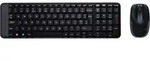 Logitech MK220, Volle Gr&ouml;&szlig;e (100%), Kabellos, RF Wireless, QWERTZ, Schwarz, Maus