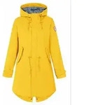 Derbe Regenjacke f&uuml;r Damen - Gelb - 36