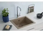 K&uuml;chensp&uuml;le Einbausp&uuml;le Sp&uuml;le Granit Mineralite 50x44 Beige Respekta Ohio -