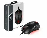 MSI Clutch GM08 wired black - Schwarz