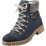 Rieker Damen Winter Schn&uuml;rboot TEX blau, Damen:38 EU - Blau - 38