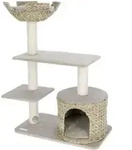 Kerbl Pet Katzen Kratzbaum aus Bananenbl&auml;ttern &ndash; Komfort und Stil vereint - Beige