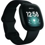 Fitbit Versa 3, 4,01 cm (1.58"), AMOLED, WLAN, GPS - Schwarz