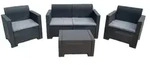 Bica Nebraska-Set Rattan Sitzgarnitur Garten Gartenm&ouml;bel Set Sitzgruppe +...