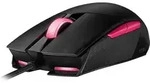 ASUS ROG Strix Impact II Electro Punk, Optisch, USB Typ-A, 6200 DPI, Schwarz, Pink -