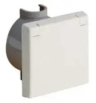 ABL SURSUM Perilex-Steckdose 16A UP IP44 Klappd hfr ws - Wei&szlig;