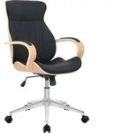 CLP B&uuml;rostuhl ergonomisch Melilla H&ouml;henverstellbar und Drehbar natur/schwarz -