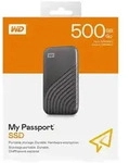Western Digital My Passport, 500 GB, USB Typ-C, 3.2 Gen 2 (3.1 Gen 2), 1050 MB/s,
