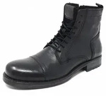Jack & Jones Russel Boot Herren Schn&uuml;rstiefel in Grau, Gr&ouml;&szlig;e 40 - Grau - 40