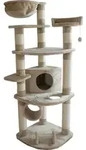 Dehner Katzen-Kratzbaum Edda, ca. 180 x 60 x 60 cm, Sisal/Pl&uuml;sch, beige - Beige