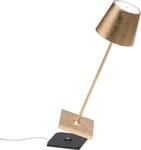 Zafferano Poldina Pro Tischlampe - Aufladbare LED Au&szlig;enlampe - 38 cm - Gold
