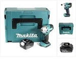 Makita DTD 156 G1J Akku Schlagschrauber 18V 155Nm + 1x Akku 6,0Ah + Makpac -...