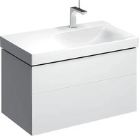 Geberit 666506, GEBERIT Waschtischunterschrank Xeno&sup2; wei&szlig; hochglanz 2 Ausz&uuml;ge mit