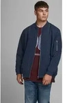 Jack & Jones Essentials Rush Bomberjacke Herren (&Uuml;bergr&ouml;&szlig;e) - Blau - 3XL