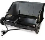 Wiltec Rasenkehrmaschine mit 96 cm Kehrbreite, Rasenkehrer f&uuml;r Aufsitzm&auml;her,