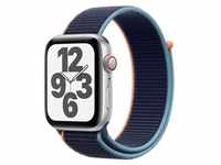 Apple Watch SE (44mm) GPS+4G mit Sport Loop silber/dunkelmarine Retina-Display