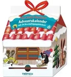 Tr&ouml;tsch Der kleine Maulwurf Adventskalender Haus mit 24 Minib&uuml;chern - Bunt