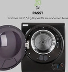 Klarstein Jet Set 2500 - W&auml;schetrockner, Ablufttrockner, Frontlader, 850 W,