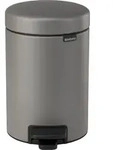 Brabantia Treteimer Newicon 3 L Mineral Concrete Grey - Grau