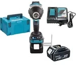 Makita DTW701RTJ, Schlagschrauber, Pistolengriff, 1/2", Schnellwechselfutter,