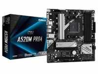ASRock A520M Pro4 - AMD - Socket AM4 - 3rd Generation AMD RyzenTM 3 - 3rd Generation