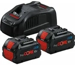 Bosch 1 600 A02 14C, Akku, Bosch, Schwarz, Rot, 2 St&uuml;ck(e), 700 g - Schwarz/Rot