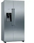 Neff KA3923IE0, Freistehend, Amerikanische T&uuml;r, Schwarz, Grau, Ber&uuml;hrung,