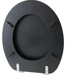 MSV 3700703993421, Verl&auml;ngert, Harter Toilettensitz, Schwarz, MDF-Platten, 365 mm,