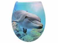 SANILO WC-Sitz mit Absenkautomatik Flat Delphin