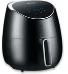 Hei&szlig;luftfritteuse FR 2445 XXL (schwarz/silber, 2.000 Watt, Korb 5 Liter) -