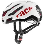 Uvex Race 9 Helm wei&szlig;-rot matt gr&ouml;&szlig;e 57-60 cm S41.0.969.0817 - Wei&szlig;