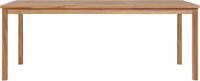 vidaXL Gartentisch 200x100x77 cm Massivholz Teak