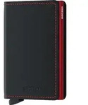 Secrid Slimwallet Matte Black & Red Kartensafe - Schwarz