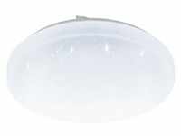 Eglo LED Deckenleuchte Frania-A weiß Ø 30 cm mit Kristalleffekt