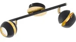 Eglo 95483 NOCITO LED GU10 2-fach Spotleuchte 2x3W 360x105mm Schwarz Gold -