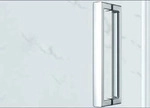 Primaster Dusch-Dreht&uuml;r links mit Seitenwand Easy-8 90 x 90 cm Klarglas