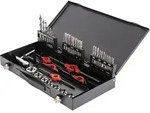 STIER Gewindeschneid Set HSSG, Gewindeschneidsatz, 45tlg, Metrisch M3-M12,