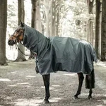 Kentucky Horsewear Outdoordecke 0g mit Halsteil Hurricane Regendecke Grau M...