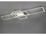 Trio LED Deckenleuchte IRVINE nickel matt - Silber