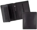 camel active Herrenb&ouml;rse Brieftasche Ledergeldb&ouml;rse hochformat schwarz black...