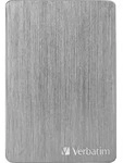 Verbatim Store 'n' Go ALU Slim Portable Festplatte 2 TB Spacegrau, 2 TB, 2.5",...