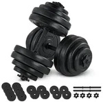 ArtSport 2er Hantelset 30kg - Kurzhantel Set mit 2 Kurzhanteln - 16 Gewichte -