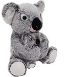 Heunec 247673 MISANIMO Koala B&auml;r mit Kind 27 cm, mehrfarbig - Grau