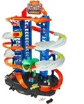 Hot Wheels Megacity Parkgarage T-Rex Angriff, Platz f&uuml;r &uuml;ber 100 Spielzeugautos