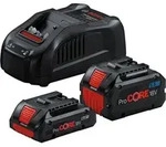 Starter-Set 1 x ProCORE18V 4.0Ah + 1 x ProCORE18V 5.5Ah + GAL 1880 CV