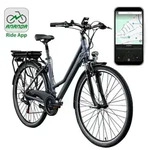 Z&uuml;ndapp Green 7.7 E Bike Damen Trekkingrad 28 Zoll 155 - 185 cm mit 21 G&auml;ngen