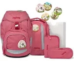 Ergobag Pack Schulrucksack-Set (6-tlg.) Lamas In B&auml;rjamas, Farbe:pink - Bunt