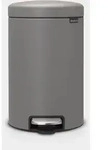BRABANTIA Tretm&uuml;lleimer NewIcon 12 L Grau - Grau