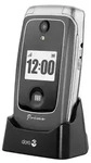 Doro Primo 418, Klapphandy, 7,11 cm (2.8"), 3 MP, Bluetooth, 1000 mAh, Graphit - Grau